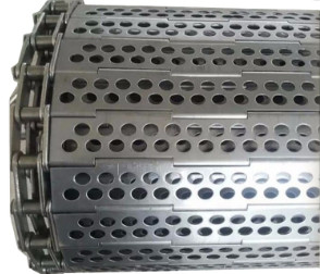 खाद्य अनाज परिवहन के लिए SUS304 प्लेट लिंक वायर मेष कन्वेयर बेल्ट