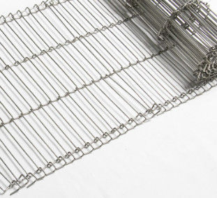 गुणवत्ता  Flat Flex 304 Stainless Steel Food Conveyor Belt Wire Mesh कारखाना
