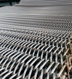 Tiande स्टेनलेस स्टील चेन फ्लैट फ्लेक्स बेल्ट धातु बेल्ट कन्वेयर मेष