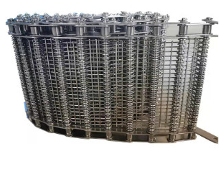 डबल क्रिम्प्ड बुना तार पैनल मेष शीट कन्वेयर बेल्ट 1mx0.6m