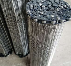 ओवन के लिए खाद्य ग्रेड डायमंड मेष स्टील मेष शीट कन्वेयर बेल्ट
