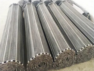 कन्वेयर के लिए OEM स्टेनलेस स्टील मॉड्यूलर वायर चेन मेष बेल्ट