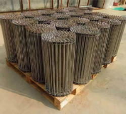 डबल संतुलित SS201 स्टेनलेस स्टील कन्वेयर बेल्ट एमएस वायर मेष
