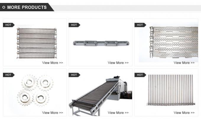 मशीनरी संदेश के लिए स्टेनलेस स्टील मेष बेल्ट 4