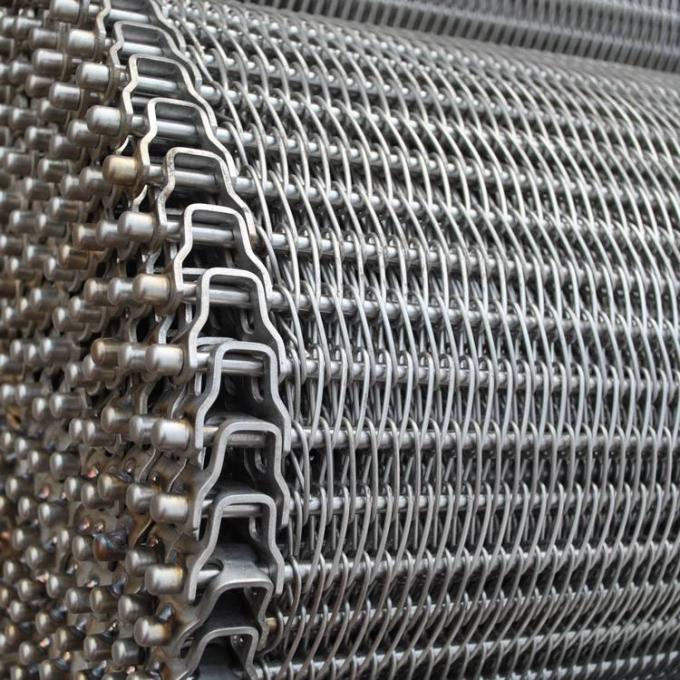 SUS316L स्टेनलेस स्टील कन्वेयर बेल्ट फैब्रिकेशन मेष वायर 12