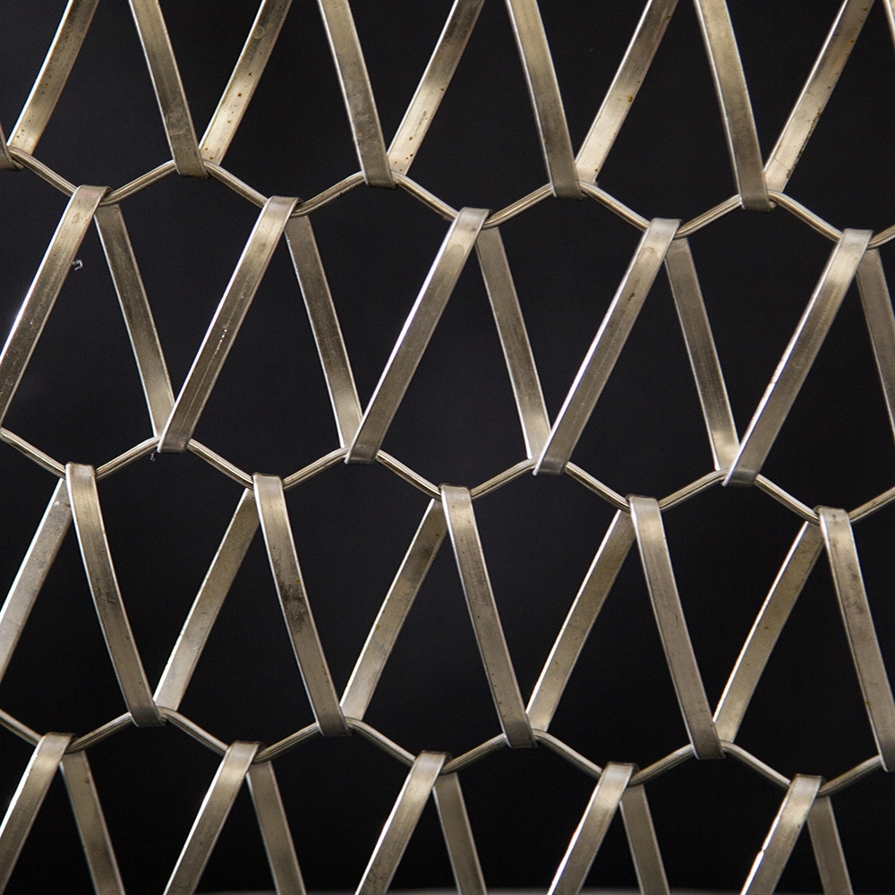 Balanced Spiral Woven Mesh Solar Shading Cladding Metal Mesh